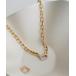 �l�b�N���X CRYSTAL LINK NECKLACE ���f�B�[�X�l�b�N���X  ���[�Y�S�[���h�^�S�[���h�^�V���o�[ ���f�B�[�X �����Y