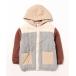  baby [Bs][it][Quincy Mae]HOODED WOVEN JACKET || COLOR BLOCK