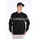  свитер вязаный [new balance golf] Logo × подвязка × простой вырез лодочкой вязаный тянуть over (MENS SPORT) мужской 