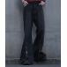  брюки Denim джинсы мужской [cussil/ расческа ru][12oz] высокий талия полный length центральный k lease ZIP flair Denim брюки 