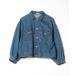  lady's [mystic] Denim jacket FREE blue 