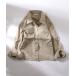  lady's [Chillfar] Denim jacket SMALL beige 