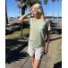  Rush Guard SIMPLY BOTANICAL S/S/ Roxy короткий рукав Rush Guard ( купальный костюм ) женский 