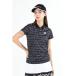  рубашка-поло Polo [new balance golf]COOLMAX пиксел Logo рисунок рубашка-поло с коротким рукавом (WOMENS SPORT) женский 