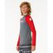  Rush Guard [RIPCURL( "губа" Karl )]K SHOCK UPF L/S-BOY/ вода суша обе для UPF50+ ( выгоревший на солнце участок предотвращение ) передний Logo принт длинный рукав 