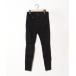 [JEANASIS] damage processing Denim pants - black lady's 