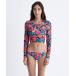  Rush Guard ARENA L/S RASH/ Roxy короткий длинный рукав Rush Guard ( купальный костюм ) женский 