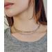  колье тонкий цепь 2WAY короткое колье женский 
