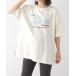  maternity lady's [ production front * postpartum correspondence ] maternity | embroidery Logo T-shirt 121899