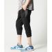  men's contact cold sensation dry stretch kachi on cropped pants jogger pants 7 minute height 