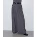  слаксы брюки [mi- план / выставить соответствует ]3 tuck широкий брюки женский 