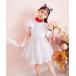  костюмированная игра [ KIDS кошка ] Halloween костюм ребенок маскарадный костюм костюмированная игра кошка платье белый кошка чёрный кошка симпатичный девочка 