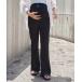  материнство можно выбрать 2 длина материнство ребра flare pants 