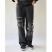  джинсы [ STYLE NUMBER / стиль номер ] черновой Silhouette asimeto Lee повреждение Denim мужской 