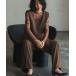  брюки платье chu-ru Layered tops широкий брюки выставить брюки платье 2 позиций комплект свадьба вечернее платье oke- John платье ..