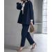  выставить [2 позиций комплект ] no color A линия жакет * конические брюки выставить женский 