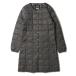  пуховик пуховик [TAION /ta ион ]CREW NECK LONG DOWN JKT / вырез лодочкой кнопка длинный down jacket 