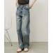  широкий брюки джинсы Denim Denim брюки высокий талия широкий распорка Denim женский 