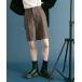  брюки булавка tuck шорты женский 