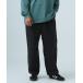  брюки [ стрейч * помятость уменьшение ]2 tuck tsu il широкий брюки мужской 