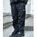  брюки-карго [FFEIN(fe in )] нейлон треккинг распорка брюки / простой вышивка draw код большой размер [ выставить "надеты" возможность 