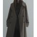  тренчкот пальто loose double breasted trench coat / Roo z двойной breast тренчкот мужской женский 