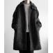  пальто с отложным воротником пальто [RUUBON]shaggy soutien collar coat / мохнатый пальто с отложным воротником мужской женский 