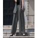  брюки прекрасный Silhouette one tuck широкий брюки женский 