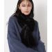  muffler палантин [WEB ограничение ] искусственный мех muffler ~ большой лента ~ подарок упаковка женский 