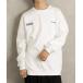 футболка тренировочный [MAISON CLUB] передний Logo вышивка тренировочный / World Language Sweater обратная сторона ворсистый большой размер мужской женский 