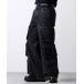  джинсы [CLEL]3D Many Pocket Denim Cargo Pants / 3Dme колено карман Denim брюки-карго мужской женский 