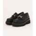  Loafer [ толщина низ ] грузовик подошва bit Loafer 5079-WK женский 