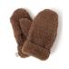  перчатки [SHIPS any специальный заказ ]Mouflon Mouflon: с ремешком . боа рукавица женский 