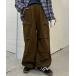  брюки [UNISEX] tuck широкий ассортимент брюки-карго женский мужской 