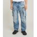  широкий брюки джинсы Rovic 3D Loose Denim/ Zip ti tail цельный разрезание cargo Roo z джинсы / Denim брюки мужской 