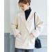 [coca(coca)] Пальто Честерфилд M слоновая кость женский 