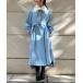 [axes femme] полупальто "даффл коут" LARGE sax голубой женский 