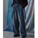  брюки-карго [SERACE]Vintage design suspenders cargo denim pants / Vintage дизайн подвеска n