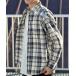  рубашка [NAVY] проверка рубашка мужской женский 