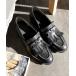  Loafer cut ti язык лента Loafer женский 