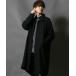 [SITRY] пальто с отложным воротником M черный мужской 