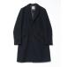 [NANO universe] Пальто Честерфилд S темно-синий мужской 