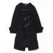 [HYKE] полупальто "даффл коут" 1 черный женский 