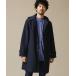 [NANO universe] пальто с отложным воротником S темно-синий мужской 