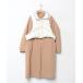 [ANGIE VINTAGE by meg] пальто с отложным воротником MEDIUM бежевый женский 