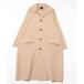 [HARE] пальто с отложным воротником L бежевый мужской 