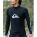  Rush Guard QUIKSILVER/ Quick Silver купальный костюм Rush Guard футболка с длинным рукавом с высоким воротником скорость .UV уход ALL TIME LR QL