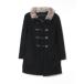 [muller of yoshiokubo] полупальто "даффл коут" 36 черный женский 