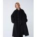 [ln fortis] пальто с отложным воротником MEDIUM черный мужской 