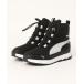 [PUMA] [KIDS] короткие сапоги 24.0cm черный ×g грабли z